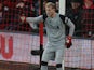 Loris Karius during the Premier League game between Bournemouth and Liverpool on December 4, 2016