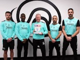 Steve McClaren poses with his Championship manager of the month award for November 2016