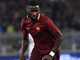 Antonio Rudiger in action during the Serie A game between Roma and Milan on December 12, 2016