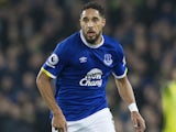 Ashley Williams in action during the Premier League game between Everton and Arsenal on December 13, 2016