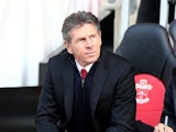Claude Puel watches on during the Premier League game between Southampton and Middlesbrough on December 11, 2016