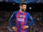 Gerard Pique in action for Barcelona on October 19, 2016