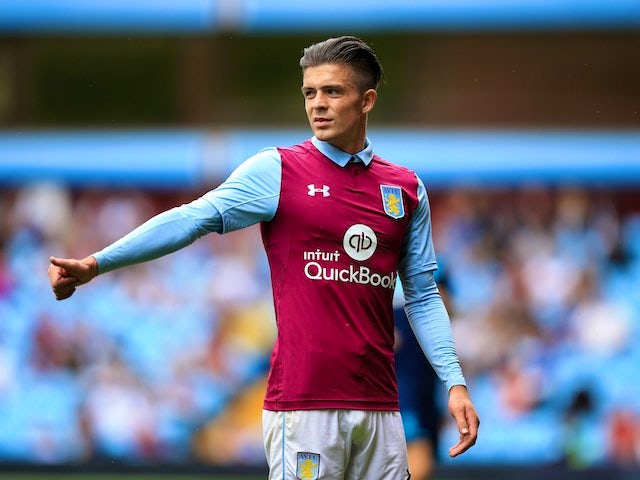 Jack Grealish in action for Aston Villa on July 30, 2016