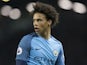 Leroy Sane in action during the Premier League game between Manchester City and Arsenal on December 18, 2016