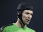 Petr Cech in action during the Premier League game between Manchester City and Arsenal on December 18, 2016