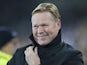 Ronald Koeman is all smiles during the Premier League game between Everton and Liverpool on December 19, 2016