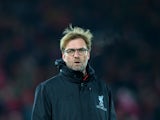 Liverpool manager Jurgen Klopp looks on during his side's Premier League clash with Stoke City at Anfield on December 27, 2016