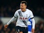 Dele Alli celebrates scoring during the game between Everton and Tottenham Hotspur on January 3, 2016