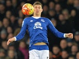 John Stones in action during the game between Everton and Tottenham Hotspur on January 3, 2016