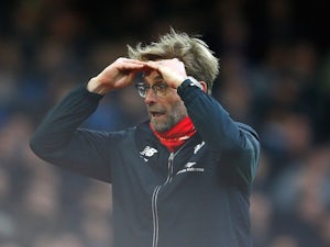 Jurgen Klopp watches on during the game between West Ham and Liverpool on January 2, 2016