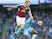 Ben Mee battles with Kelechi Iheanacho during the Premier League game between Manchester City and Burnley on January 2, 2017