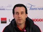 Paris Saint-Germain manager Unai Emery speaks at a press conference on January 3, 2017