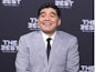 Diego Maradona at the Best FIFA Football Awards on January 9, 2017