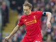 Lucas Leiva in action during the FA Cup game between Liverpool and Plymouth Argyle on January 8, 2017