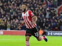 Nathan Redmond celebrates scoring during the EFL Cup semi-final between Southampton and Liverpool on January 11, 2017