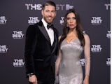 Sergio Ramos and his associated wife at the Best FIFA Football Awards on January 9, 2017