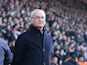 Claudio Ranieri watches on during the Premier League game between Southampton and Leicester City on January 22, 2017
