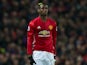 Manchester United midfielder Paul Pogba in action during the Premier League clash with Liverpool at Old Trafford on January 15, 2017