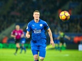 Leicester City defender Robert Huth in action during the Premier League clash with Chelsea at the King Power Stadium on January 14, 2017
