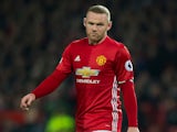 Manchester United striker Wayne Rooney in action during the Premier League clash with Liverpool at Old Trafford on January 15, 2017