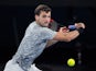 Grigor Dimitrov in action at the Australian Open on January 27, 2017