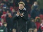 Jurgen Klopp applauds after the EFL Cup semi-final between Liverpool and Southampton on January 25, 2017