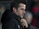 Marco Silva watches on during the EFL Cup semi-final between Hull City and Manchester United on January 26, 2017