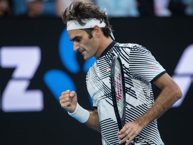 Result: Defending champion Federer through to final