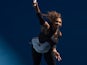 Serena Williams in action at the Australian Open on January 26, 2017