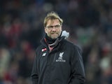 Reds boss Jurgen Klopp appears ahead of the Premier League game between Liverpool and Tottenham Hotspur on February 11, 2017