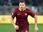 Edin Dzeko in action during the Coppa Italia game between Lazio and Roma on March 1, 2017