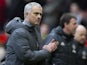 Jose Mourinho applauds after the Premier League game between Manchester United and Bournemouth on March 4, 2017