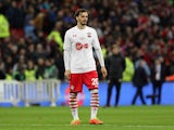 Southampton striker Manolo Gabbiadini in action during his side's EFL Cup final with Manchester United at Wembley on February 26, 2017