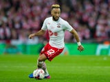 Southampton winger Nathan Redmond in action during his side's EFL Cup final against Manchester United at Wembley on February 26, 2017
