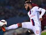 Lyon's Alexandre Lacazette in the Europa League match against Roma on March 16, 2017