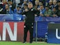 Leicester City manager Craig Shakespeare during the Champions League match against Sevilla on March 14, 2017