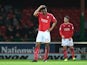 Rohan Ince reacts during the match between Swindon Town and Sheffield United on March 14, 2017