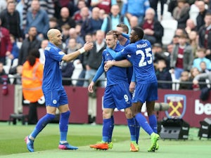 Leicester score three in win at West Ham