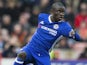 N'Golo Kante in action during the Premier League game between Stoke City and Chelsea on March 18, 2017