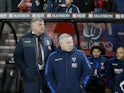 Crystal Palace manager Sam Allardyce watches on with assistant Sammy Lee during his side's Premier League clash with Bournemouth at the Vitality Stadium on January 31, 2017