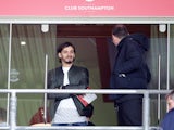 Manolo Gabbiadini watches on from the stands prior to the Premier League game between Southampton and Bournemouth on April 1, 2017