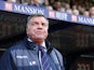 Sam Allardyce watches on during the Premier League game between Crystal Palace and Leicester City on April 15, 2017