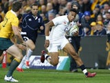 England's Anthony Watson in action against Australia on June 18, 2016