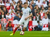 England's Michael Keane in the World Cup qualifier against Lithuania on March 26, 2017