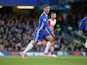 Eden Hazard in action during the Premier League game between Chelsea and Southampton on April 25, 2017