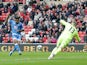 Joshua King scores for Bournemouth against Sunderland on April 29, 2017