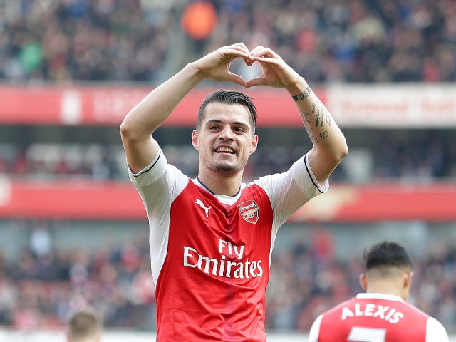 Xhaka not giving up hope of top four