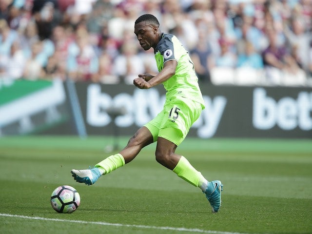 Daniel Sturridge opens the scoring during the Premier League game between West Ham United and Liverpool on May 14, 2017