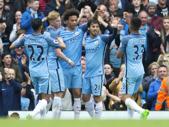 City put five past Hornets to claim third
