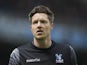 Wayne Hennessey in action during the Premier League game between Manchester City and Crystal Palace on May 6, 2017